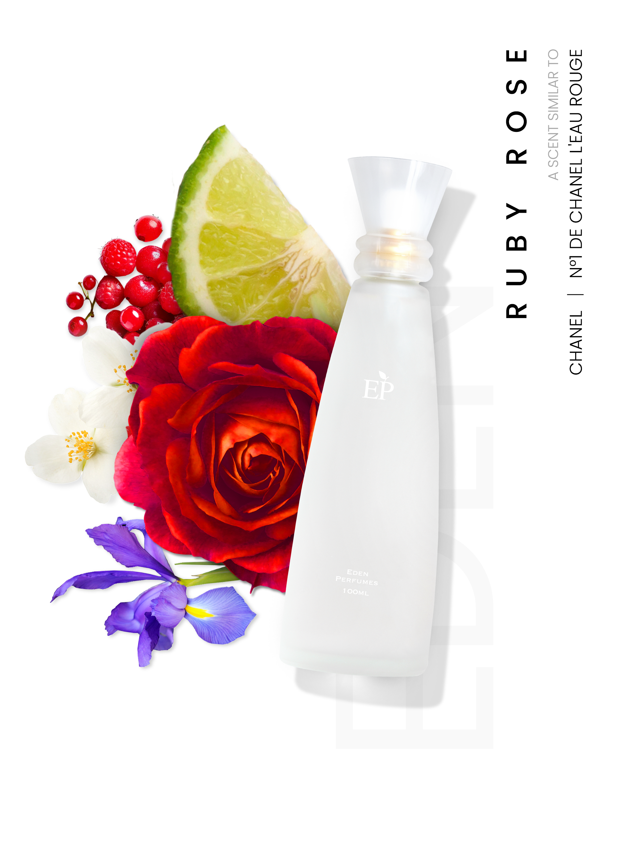 Ruby Rose - A scent similar to N°1 de Chanel L'Eau Rouge Chanel.