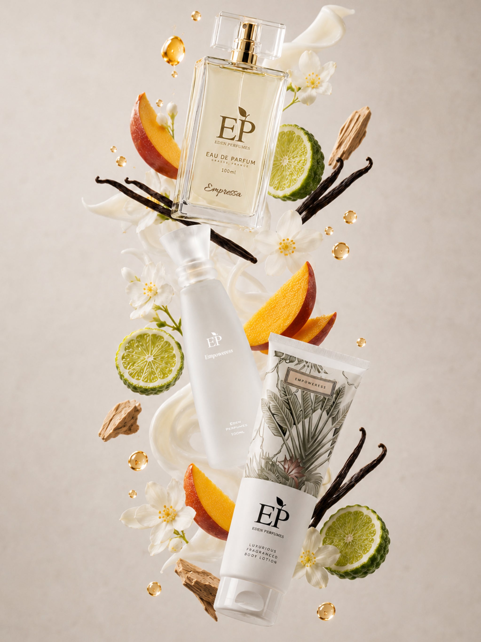 Empoweress lotion + Empressa Fragrance & Empoweress Fragrance