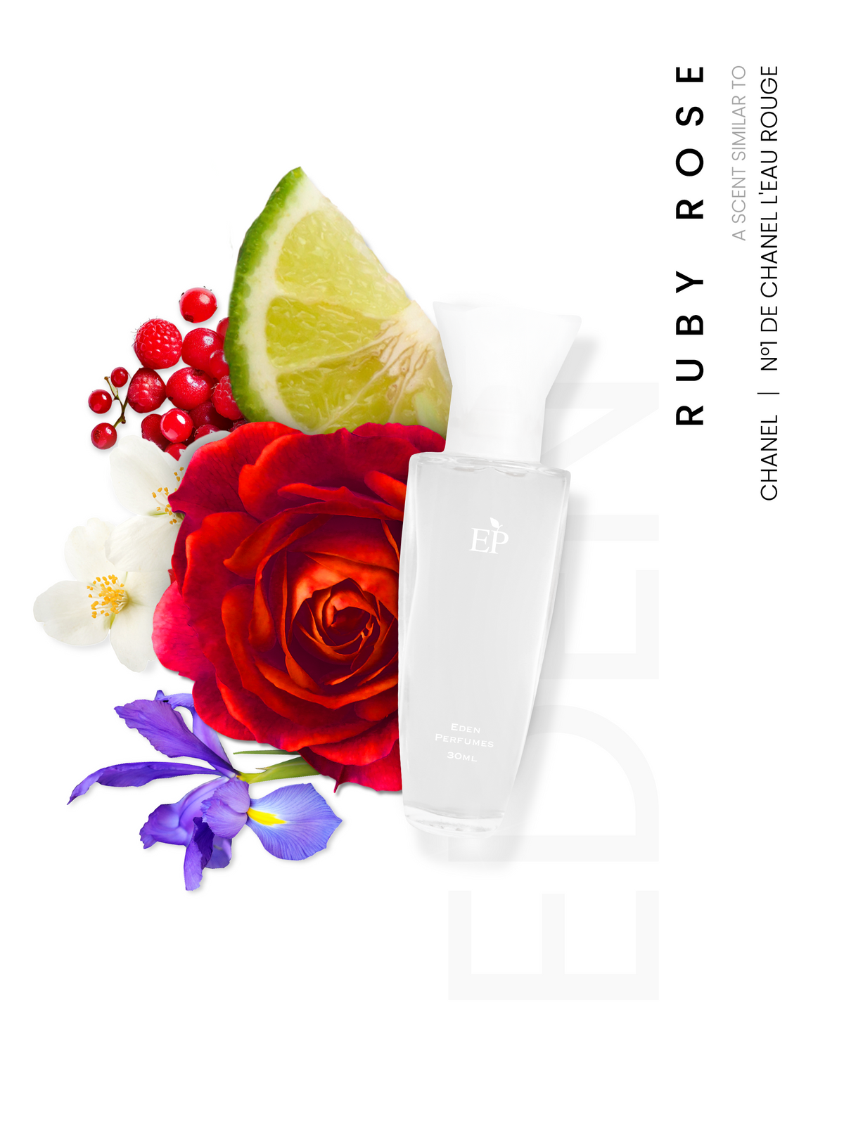 Ruby Rose - A scent similar to N°1 de Chanel L'Eau Rouge Chanel.